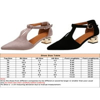 Zodanni Žene Nepusnica Chunky pumpe Radovi Udobne cipele Ankete Karakte Napete Pumpe d'Orsay cipela