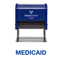 Vivid žig Medicaid ured za samostalno tiskanje gumenog pečata - X-Veliki