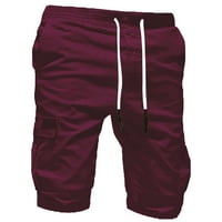 Teretne kratke hlače za muškarce Casual Ljeto Loop Fit Classic Hotsas Povratni elastični struk lagan