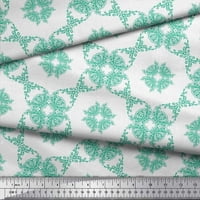 Siamoi svilena tkanina odlazi i cvjetna geometrijska tiskana tkanina široka