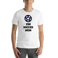 Tri ikona Zim Soccer mama kratka rukav pamučna majica u nedefiniranim poklonima