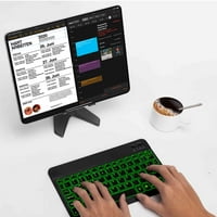 U lagana tastatura i miš sa pozadinskim RGB svjetlom, višestrukim tankom punjivom tipkovnicom Bluetooth