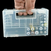 VerPetridure Hard Plastic Clear Case Cover Hower AA AAA Skladište baterije Bo Hot Sale