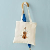 Cafepress - violina Twirls Tote torba - prirodna platna torba, Torba za platno