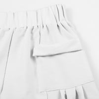 Ženske ljetne pantalone pantalone visokog struka elastične strugove za vuču hlače široke pantalone za noge Palazzo