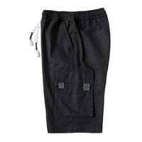 Ayolanni Muški kratke hlače Muške plus veličine Teretne kratke hlače Multi-džepovi opuštene ljetne hlače