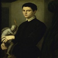 Portret vajara Agnolo Bronzino Musee du Louvre, Paris Poster Print