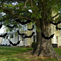 Tarmeek Jesen Declor Halloween Crni zastrašujući šišmiši za zabavu za ukrašavanje Halloween Dvorišta