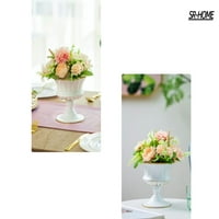 Vaze za središnje dijelove - Metal Compot Vase, Trubet Vase URNS, vjenčani središnji dijelovi za stolove,