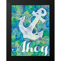 Jacobs, Cindy crni moderni uokvireni muzej umjetnosti tisak pod nazivom - Ahoy