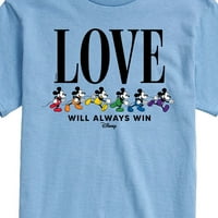 Disney - Ljubav će uvijek pobijediti - mušku grafičku majicu kratkih rukava