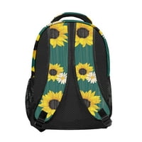 Suncokret slatka set školske torbe izdržljiva umjetnička torba sa bočnim džepovima za poklon djevojčica
