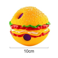 Taize PET igračka Burger oblik GIGG GIGL ZVUČNO ZBIRANJE BITE-otporno na zubnu njegu Multifunkcionalni