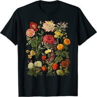 Estetski cotthecore vintage cvijeće Botanička majica
