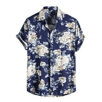 Muškarci Havaji za štampanje Majica za muške majice Odštampana bluza Tunika plaža Dnevno odjel Rad na