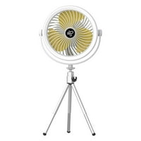Midsumdr Travel Fan Mini ventilator Portable Dual Strojevi na otvorenom ventilator za osvetljenje i
