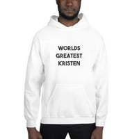 Nedefinirani pokloni L Najveća svjetska dukserica Kristen Hoodie