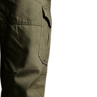 CLLIOS muške teretne pantalone plus veličine Multi džepovi Hlače Radne vojne hlače Prozračne putne gaće