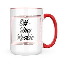 Neonblond vintage slova Off-Day Rookie Gol poklon za ljubitelje čaja za kavu