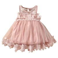 Djevojke toddlere haljine bez rukava ljetna haljina mreža za cvijeće MESH princeza haljina moda za djevojke