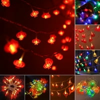 Sunjoy Tech LED string lampica Kineski stil Višestruki režimi rasvjete Vodootporni kreativni oblik Širok
