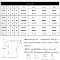 Ženski bluze Ženski gumb za tiskani V-izrez kratki rukav TOP WINE XXXL