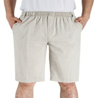 Avamo muškarci Havajski čvrsti boja za plažu odjeće Kaiš Klasične FIT Ljetne kratke hlače High struk