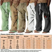 NOLLA muške hlače životinjske tiskene pantalone za crtanje dno su mens comfy plaža pant muški elastični