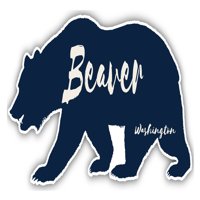 Beaver Washington suvenir 3x frižider magnetni medvjed dizajn