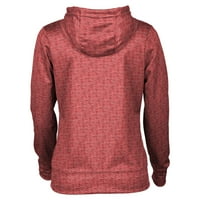 Ženske crvene maryland terapine ženske fudbalske pulover hoodie