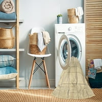 Ahgly Company Stroj za pranje u zatvorenom pravokutniku Savremeni smeđi zlatni tepih, 2 '3'
