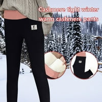 Safuny Womenske zimske hlače za zimske pantalone jeseni ublaženi trendy pantalone za hladne pantalone