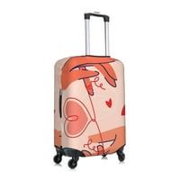 Putni kofer za prtljag, poklopac ljubavnog ručnog narančastog bračnog kofera Elastična zaštitnica za