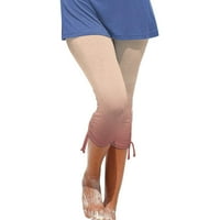 Žene velike struke Ležerne duge hlače Žene ljetne ležerne nacrtane kantalone