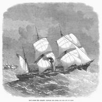 Transatlantska utrka, 1869. Nthe Raca između dva transatlantska putnička putnička brodova, Cunardove