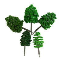 Mješovito stablo set Vlaka željeznice Diorama Green Model Trees umjetno stablo