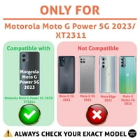 Talozna tanka futrola za telefon kompatibilna za Motorola Moto G Power 5G, marihuana u 3D printa, lagana,