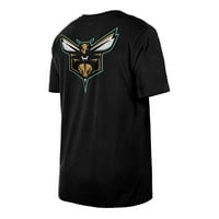 Muška nova era crna crna Charlotte Hornets City Edition Elite majica