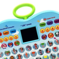 Edukativni stroj za učenje Laptop igračke, mališane djevojčice i dječaci - plava