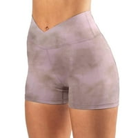 Žene Workout Yoga kratke hlače za kratke boje TRAČKE HLADE PINK XL