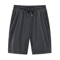 Cacommmark PI muške kratke hlače za klirence ljetne pamučne konopljene konoplje Kapris Velike plažne
