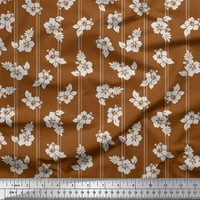 SIMOI pamučna kambrička tkanička traka, lišće i cvjetni umjetnički dekor tkanina Široka