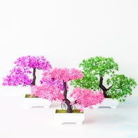 Umjetne biljke Plastični Bonsai simulacijski simulacijski tretl lažni cvijet ured Početna dekor