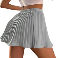 Uerlsty Women Pleased High Squist Casual Mini suknje Sve utakmice Party Clubwear Skater haljina