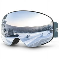 Dječje skijaške naočale OTG naočale protiv magle UV zaštita za dječake Djevojke Dječja i tinejdžeri Kacige kompatibilne su svake kacige