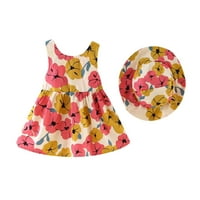 Uskršnji poklon za djevojke za djevojke, haljine za princeze Bowknot s ljetna casual cvjetna haljina