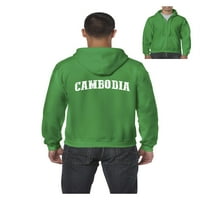 MMF - Muška dukserica pulover sa punim zip, do muškaraca veličine 5xl - Kambodža