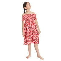 Dječje haljine suknja Decline mala tratinčica kože cvjetna francuska haljina