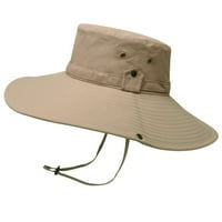 Miayilima kašika za muškarce Sklopivi vodootporni muški ribarski šešir prozračne zaštitne kapa za zaštitu bejzbol kape