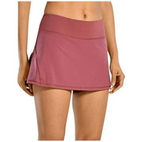Tking modni ženski ljeti plus veličine joga kratke hlače casual wormatni tenis culottes ružičasti l
